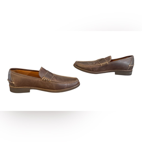 Peter Millar Men\'s Handsewn Leather Penny Loafers Men’s Size 13.5 main image 7